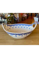Bowl With Handles - Blue Garden