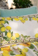 Italian Linen -  Estruscan Garden Lino Rectangular Pillow 16" x24"