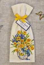 Daffodil Vase Towel - Set of 2