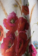 Italian Linen -  Coquelicot Rosa Kitchen Towel 20" x 28"