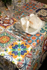Italian Linen - Camastra Tablecloth ROUND 67"(100% Cotton)