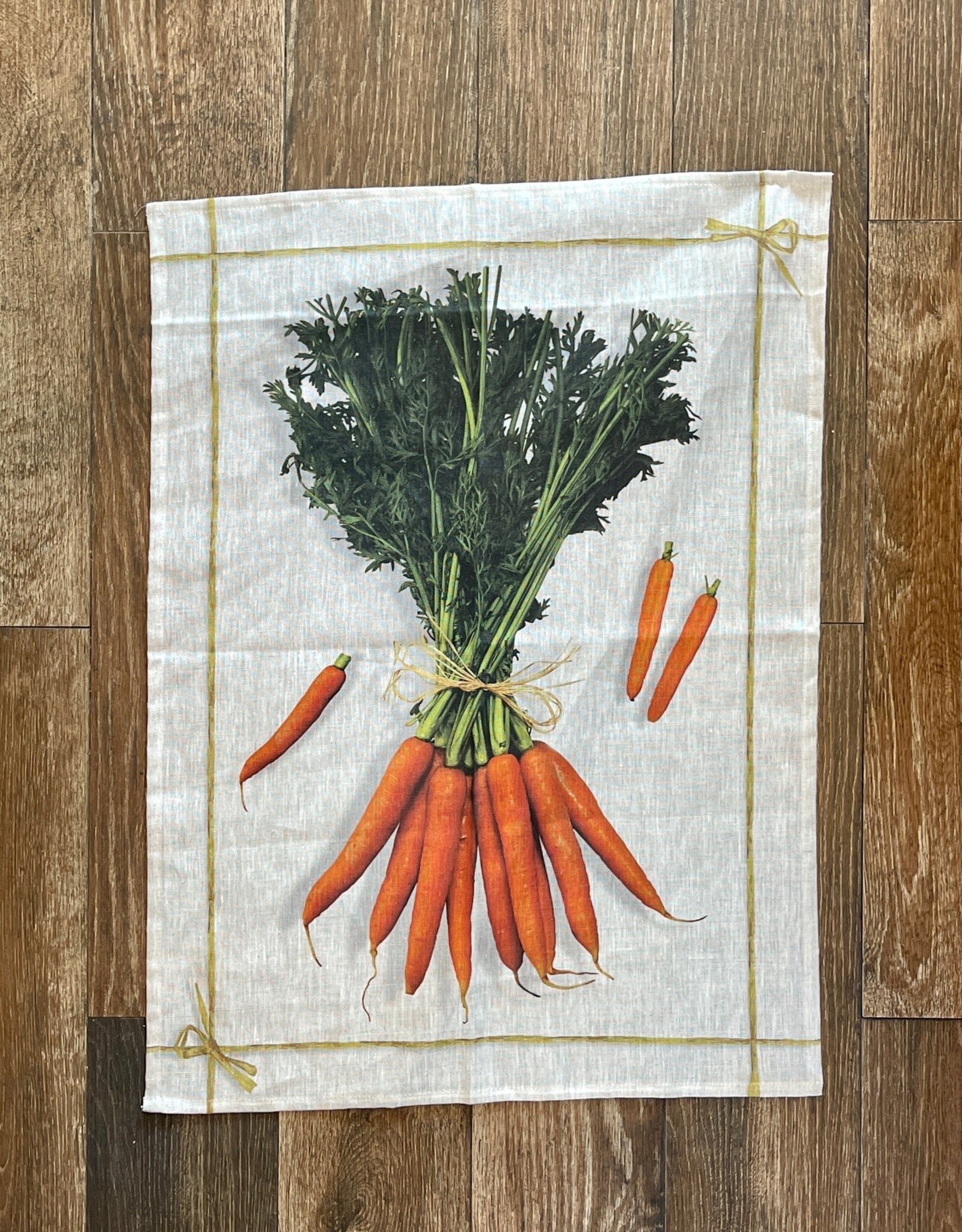 Italian Linen - Carote Naturale Kitchen Towel 20" x 28"