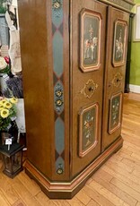 Armoire - Painted / Equestrian (Original) L 52" x D 23" H 72"