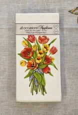 Orange Tulips Casual Napkins - Set of 4