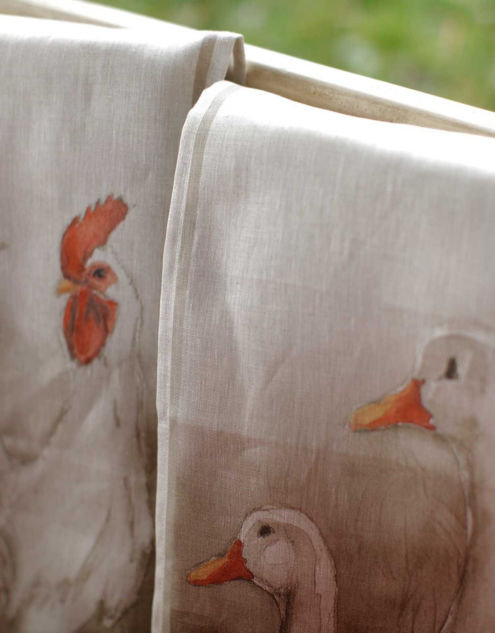 Italian Linen -Volaille Papere Kitchen Towel - 20" x 28"