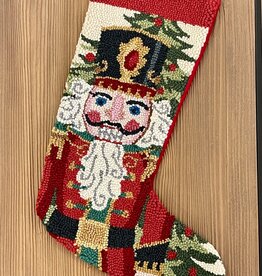 Christmas Soldier Needlepoint Embroidered Stocking