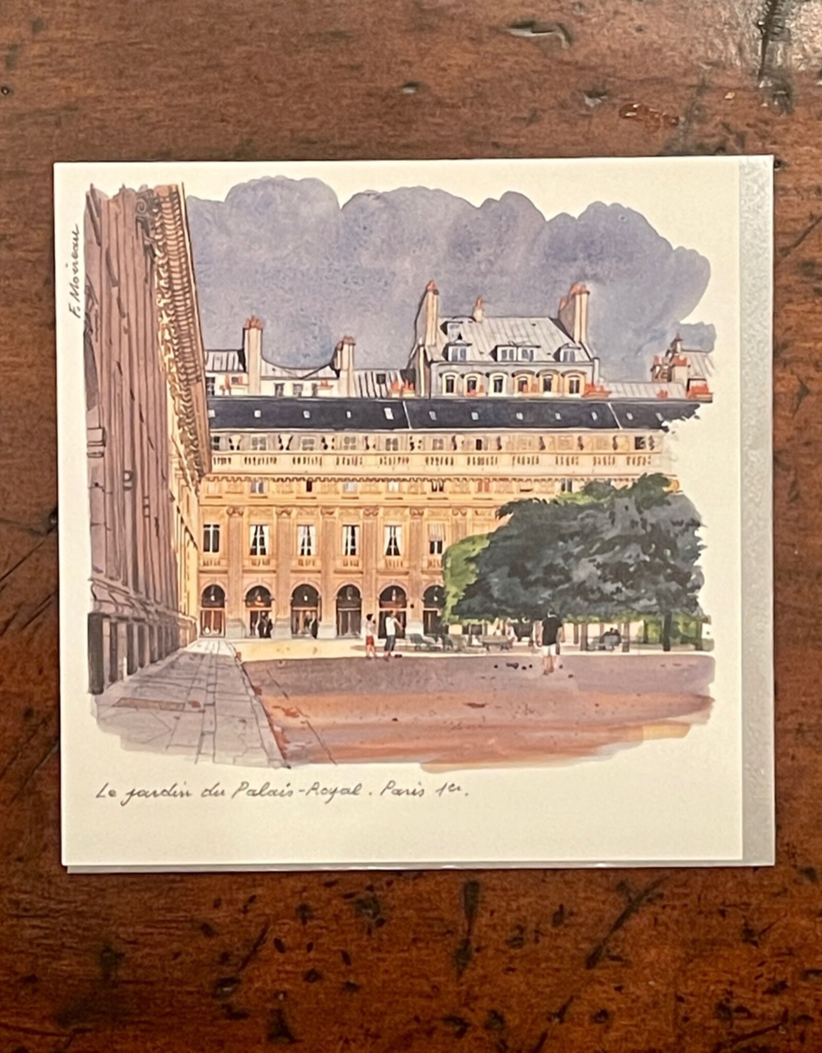 Le Jardin du Palais Royal, Paris  - 6" x 6"