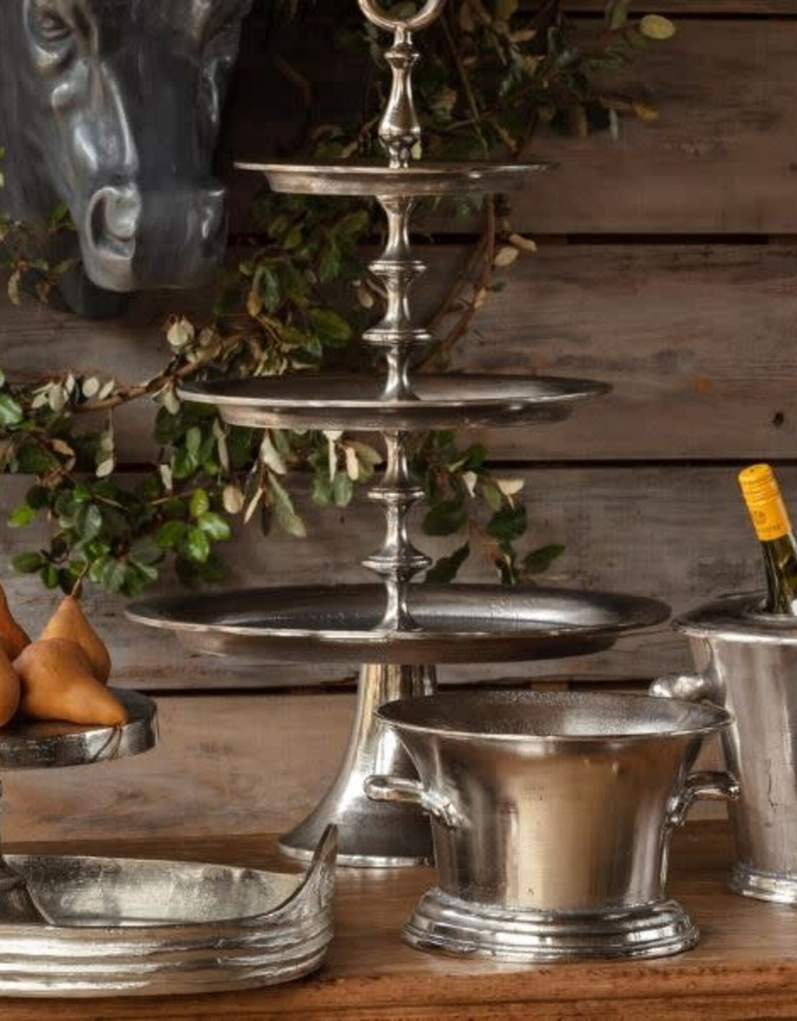 Porch View Home Grand Hotel Medium Pedestal Stand / Cake Plate