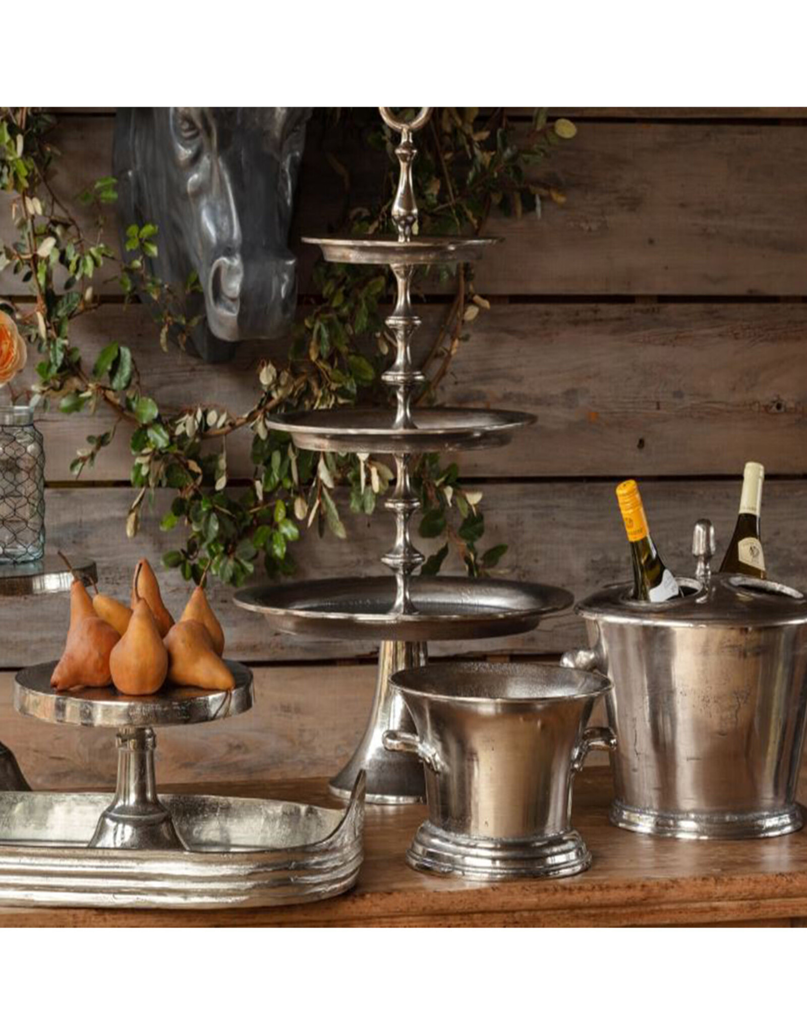 Porch View Home Grand Hotel Medium Pedestal Stand / Cake Plate