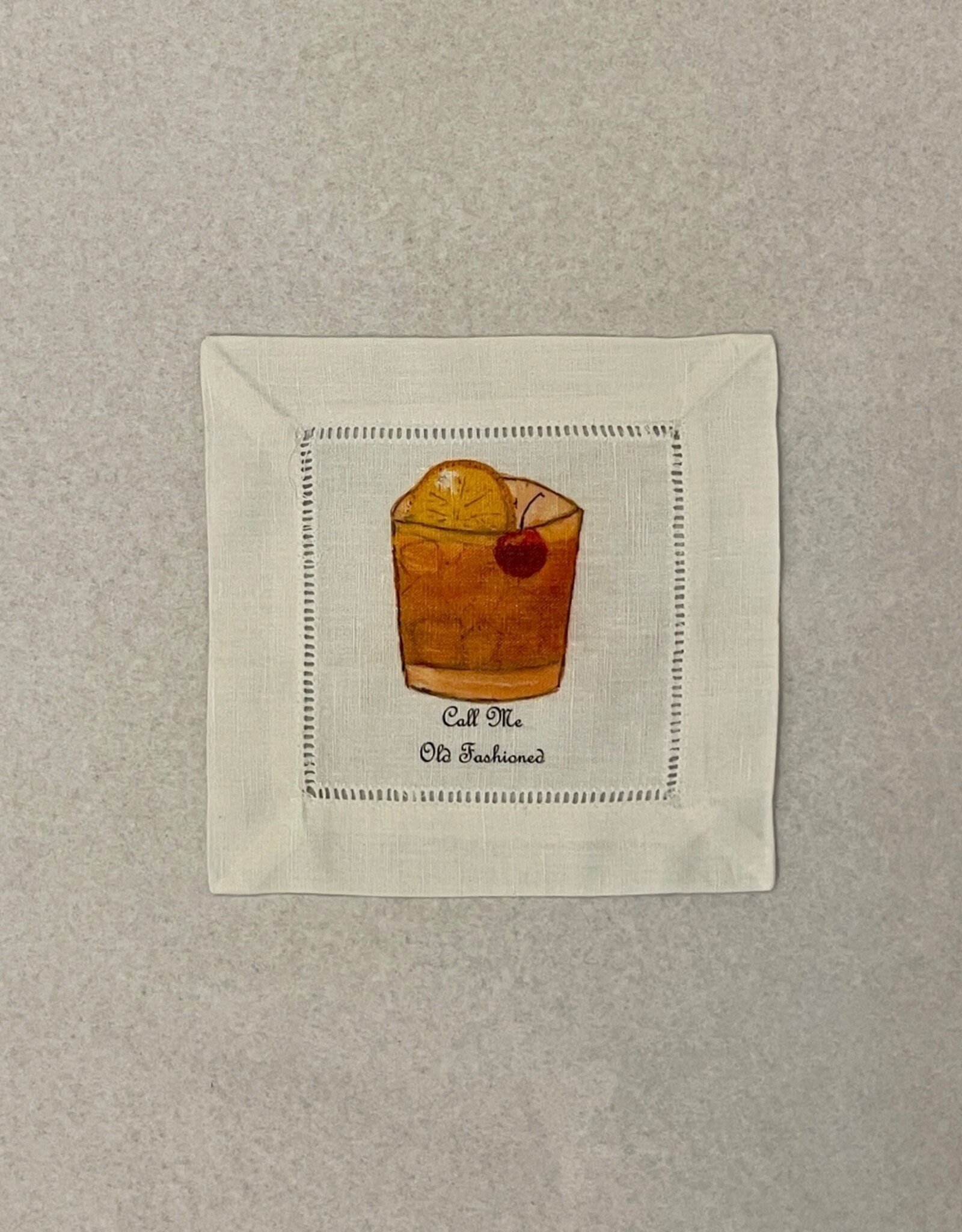 Cocktail Napkins (Set of 4) Call Me Old Fashioned