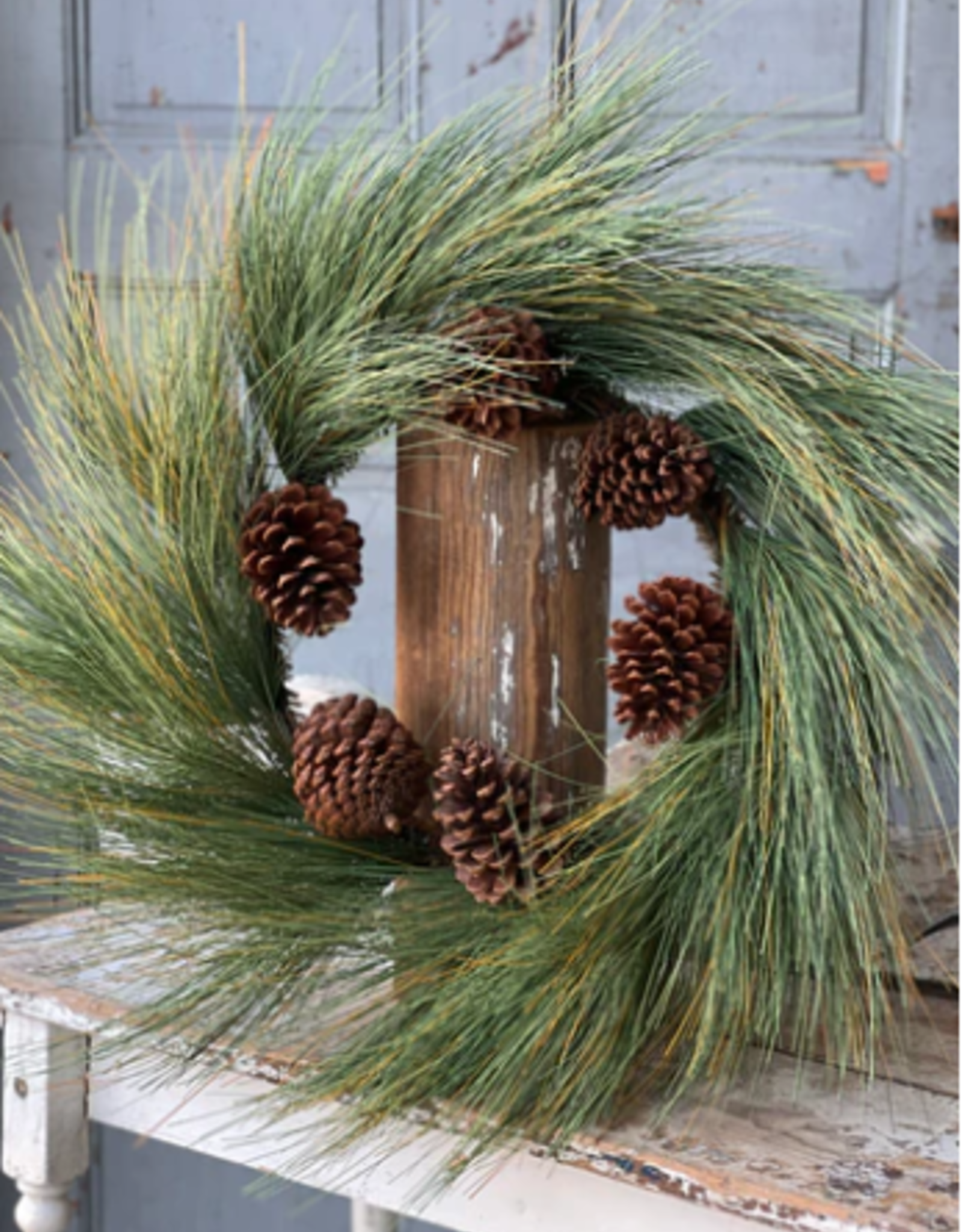 Pine Sugar Cone Wreath - 24"