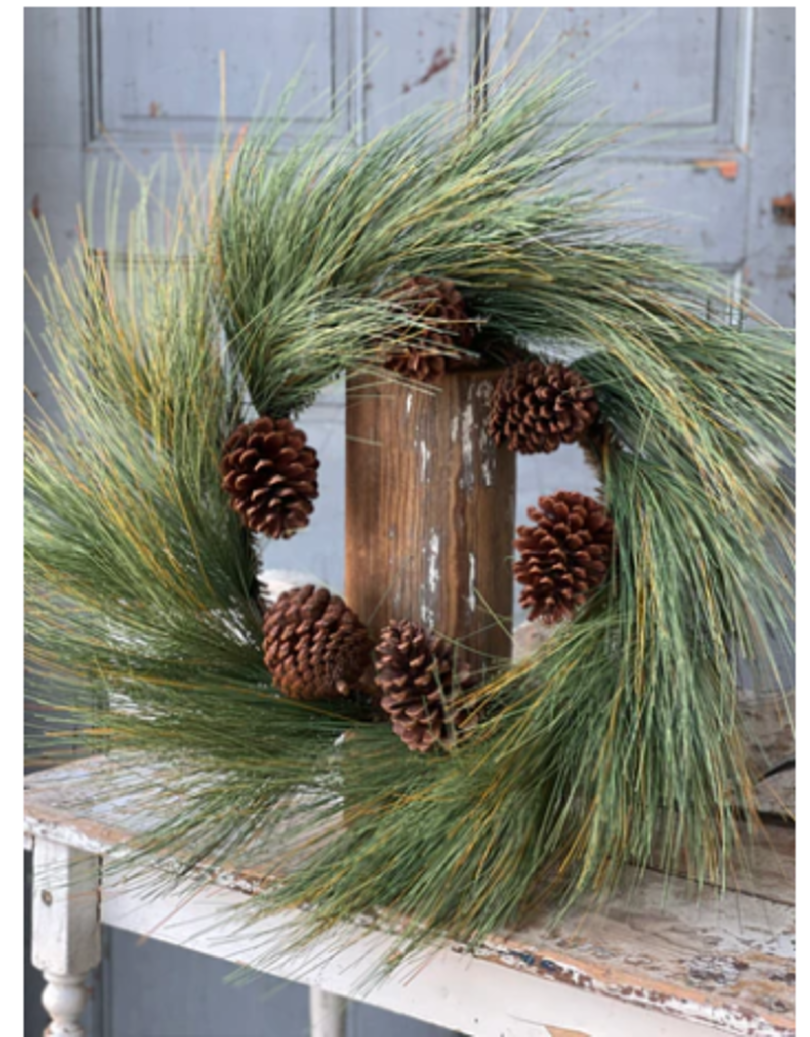 Pine Sugar Cone Wreath - 24"