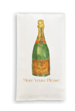 Linen Towel - Orange Champagne (More Veuve Please) 18" x 24"