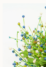 Berry & Pip Blue Wreath 22"