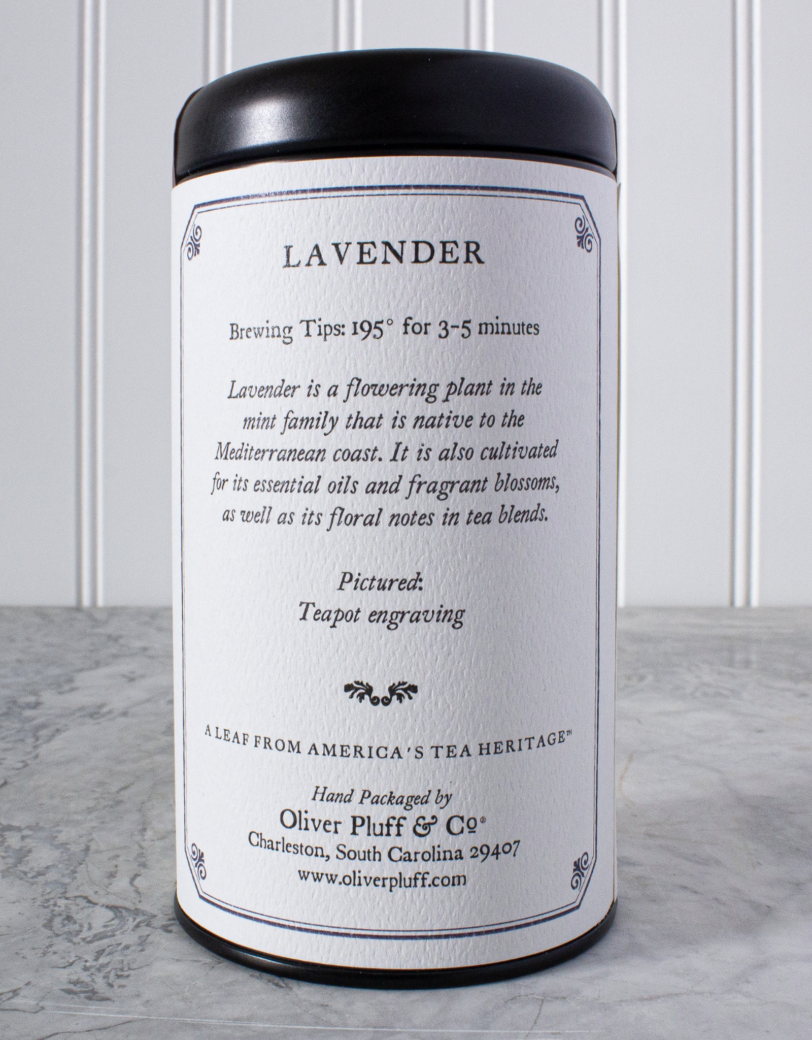 Oliver Pluff & Co Oliver Pluff & Co - Lavender Tea (20 Teabags in Signature Tin)