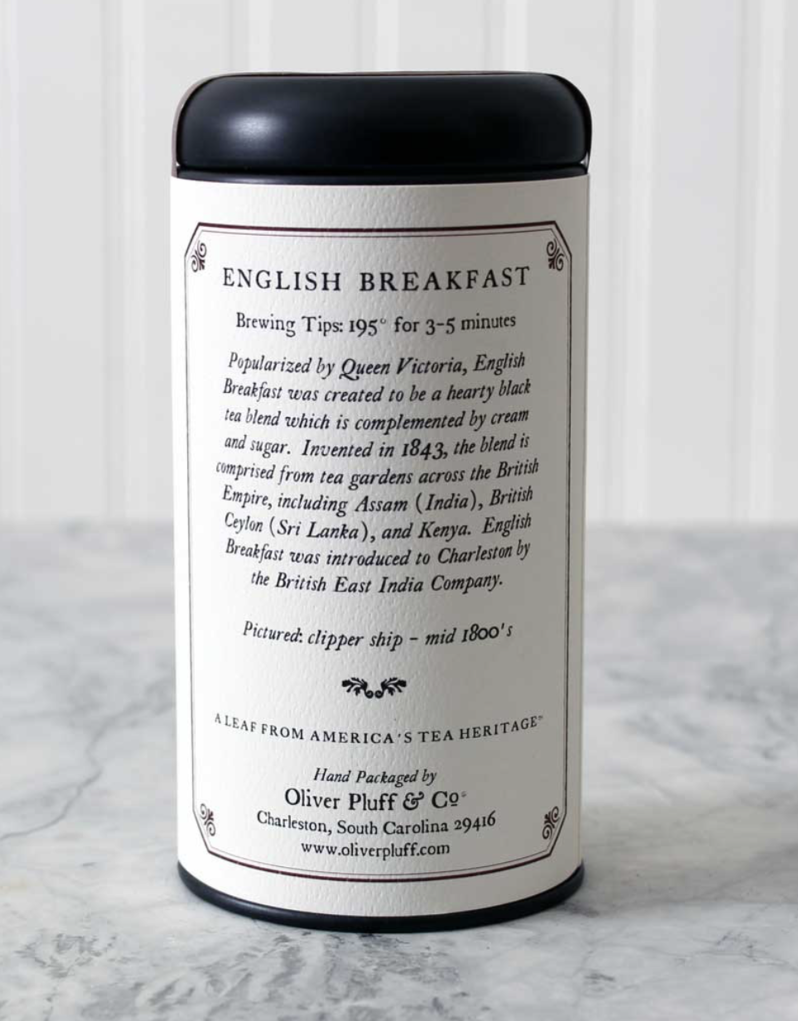 Oliver Pluff & Co Oliver Pluff & Co -   English Breakfast Fine Tea  (Loose Tea in Signature Tin)