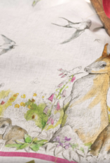 Italian Linen -  Remi Crema Tablecloth - 67" x 67"