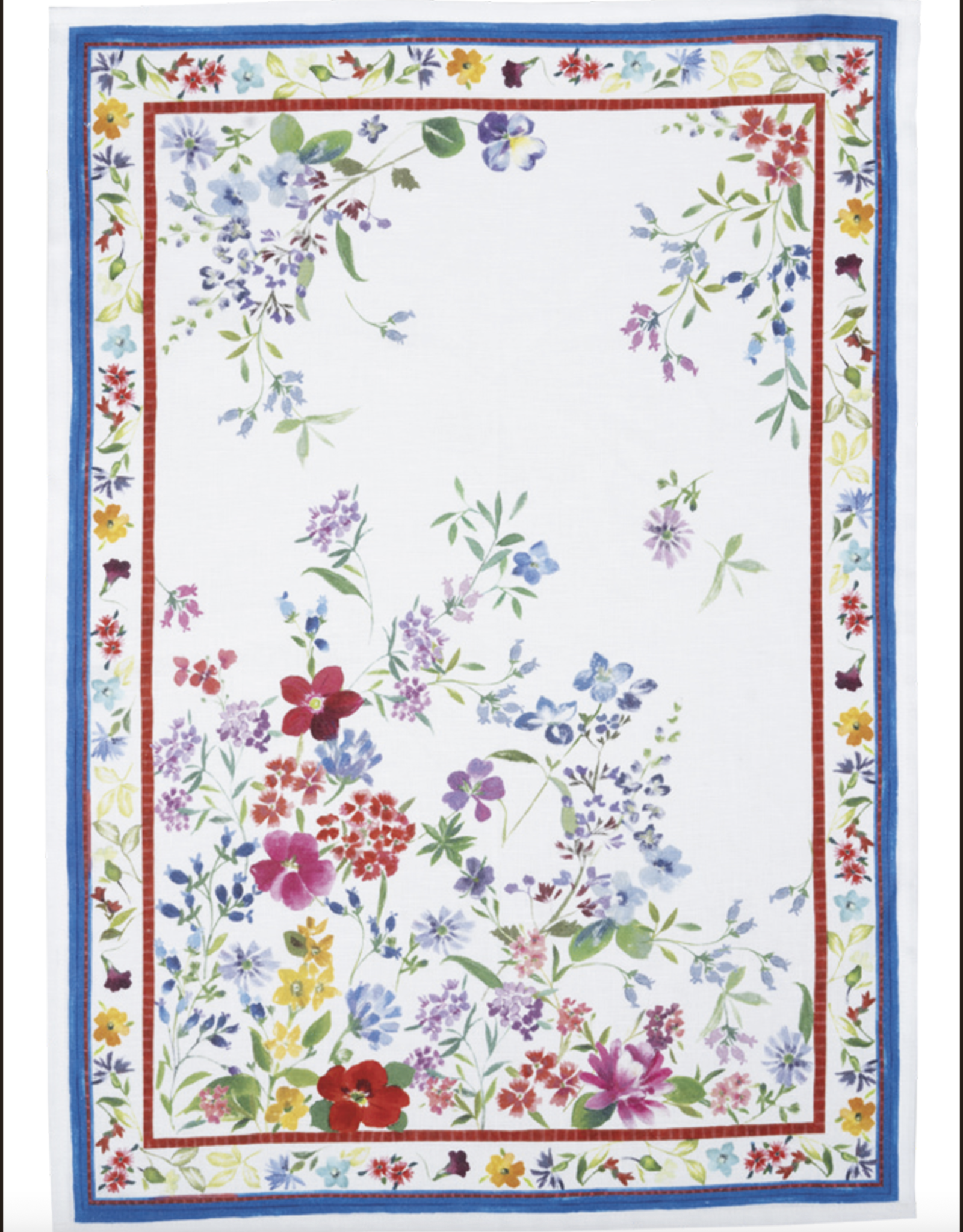 Italian Linen - Primula Blu Kitchen Towel 20" x 28"
