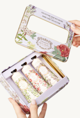 Panier Des Sens The Essentials Tin Hand Care Gift Set - Lavender, Provence, & Rose Hand Creams - Panier Des Sens