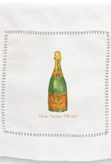 Cocktail Napkins (Set of 4) - Orange Champagne (More Veuve Please)