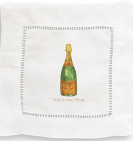Cocktail Napkins (Set of 4) - Orange Champagne (More Veuve Please)