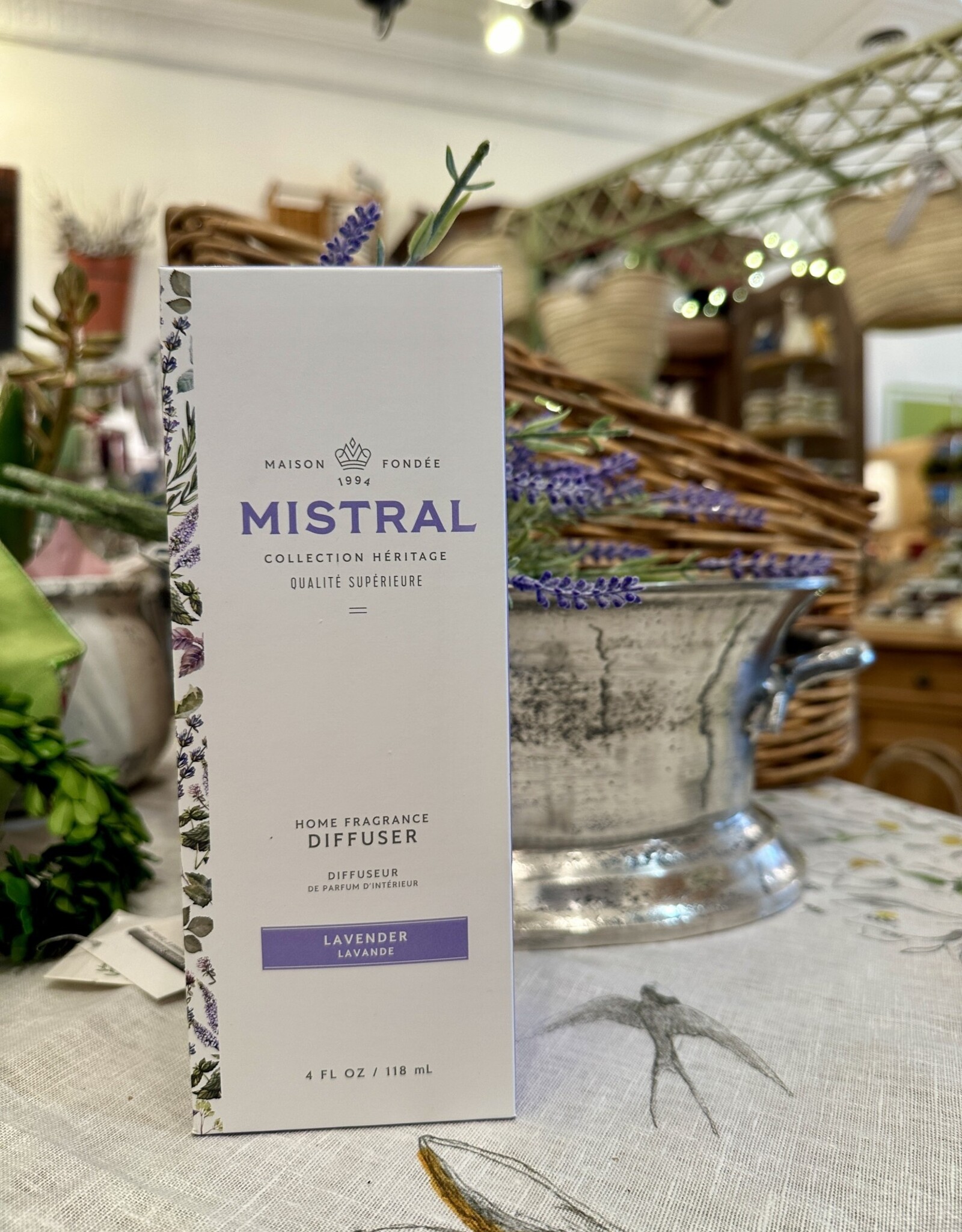 Mistral Signature Fragrance Collection Home Fragrance Diffuser - 4 fl. oz. Lavender