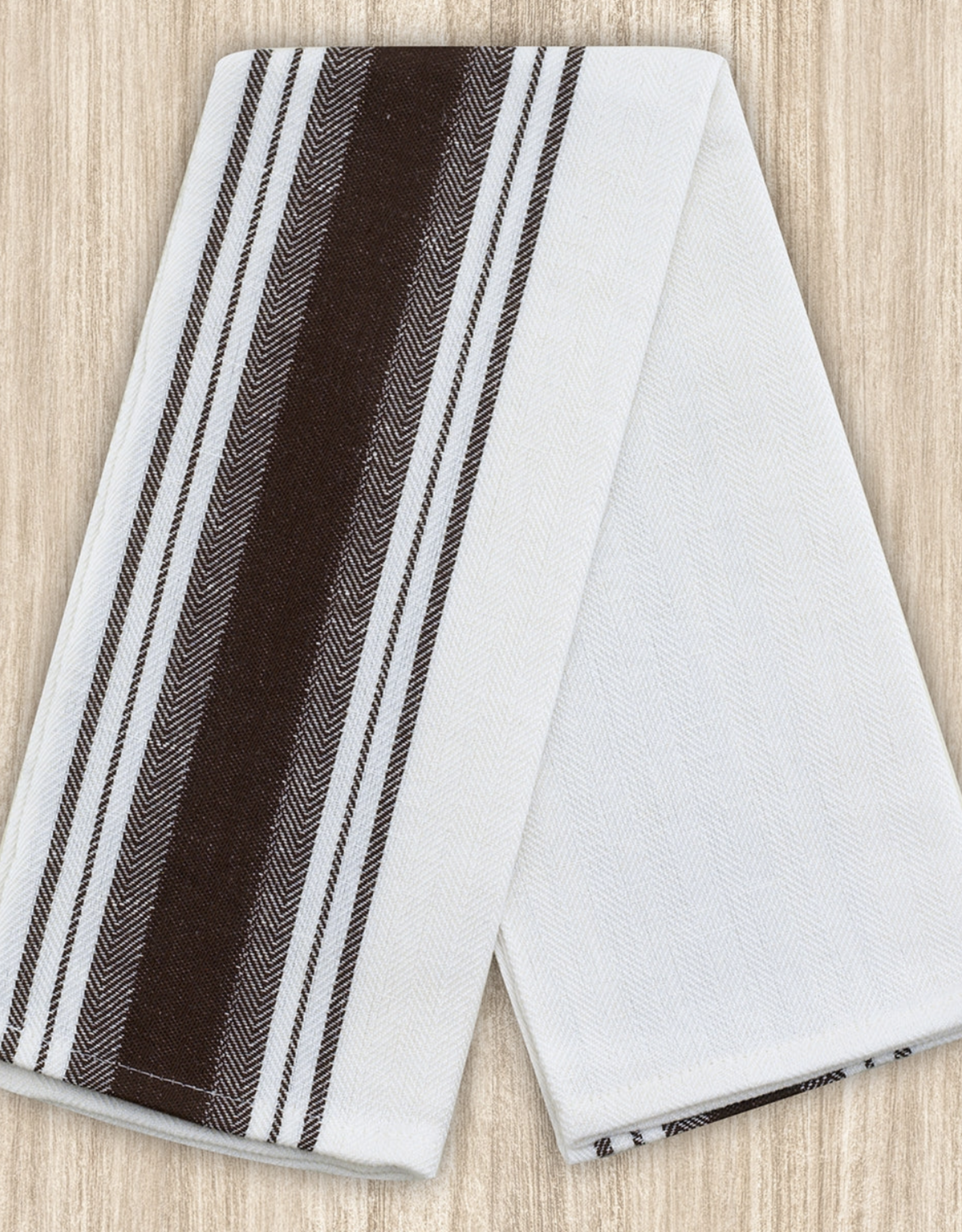 Busatti Italy Busatti Due Fragole - Kitchen towel  (Color - Chocolate Brown) 60% Linen 40% Cotton