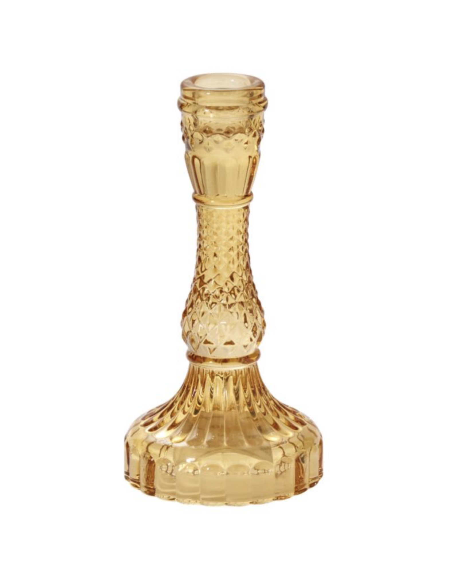 Gillian Candlestick 3.25" x 6.75" (Amber)