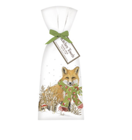 Toadstool Fox Towel Set of 2