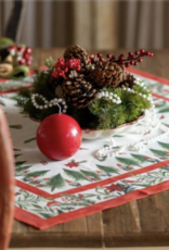 Italian Linen - Jolly Elf Table Square 33"x33" Cream