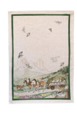 Italian Linen - Maso Verde Kitchen Towel 20"x28" Naturale