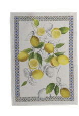 Italian Linen - Cetara - Blu Kitchen Towel 20"x28" Cream Italian Linen - Cetara - Blu Kitchen Towel 20"x28" Cream