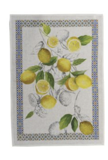 Italian Linen - Cetara - Blu Kitchen Towel 20"x28" Cream Italian Linen - Cetara - Blu Kitchen Towel 20"x28" Cream