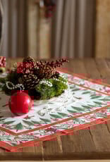 Italian Linen - Jolly Elf Table Square 33"x33" Cream