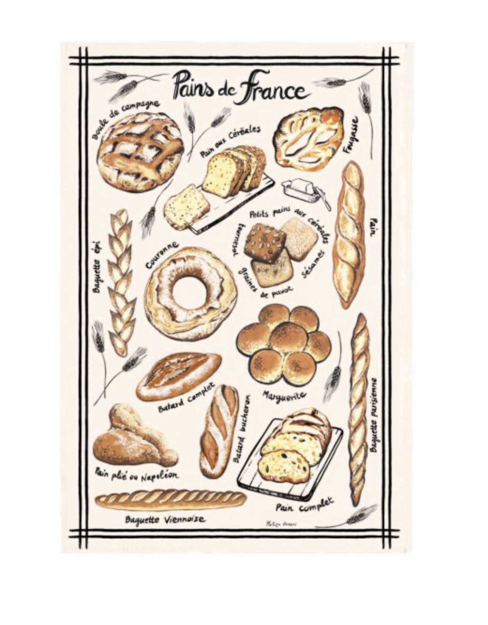 Pains de France Dish Towel