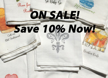 French Graffiti Towels