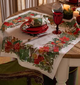 Italian Linen - Garland Glee Table Square 33"x33" Cream