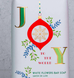 White Flowers Joy To The World  Bar Soap 7 oz - Mistral Les Sentiments