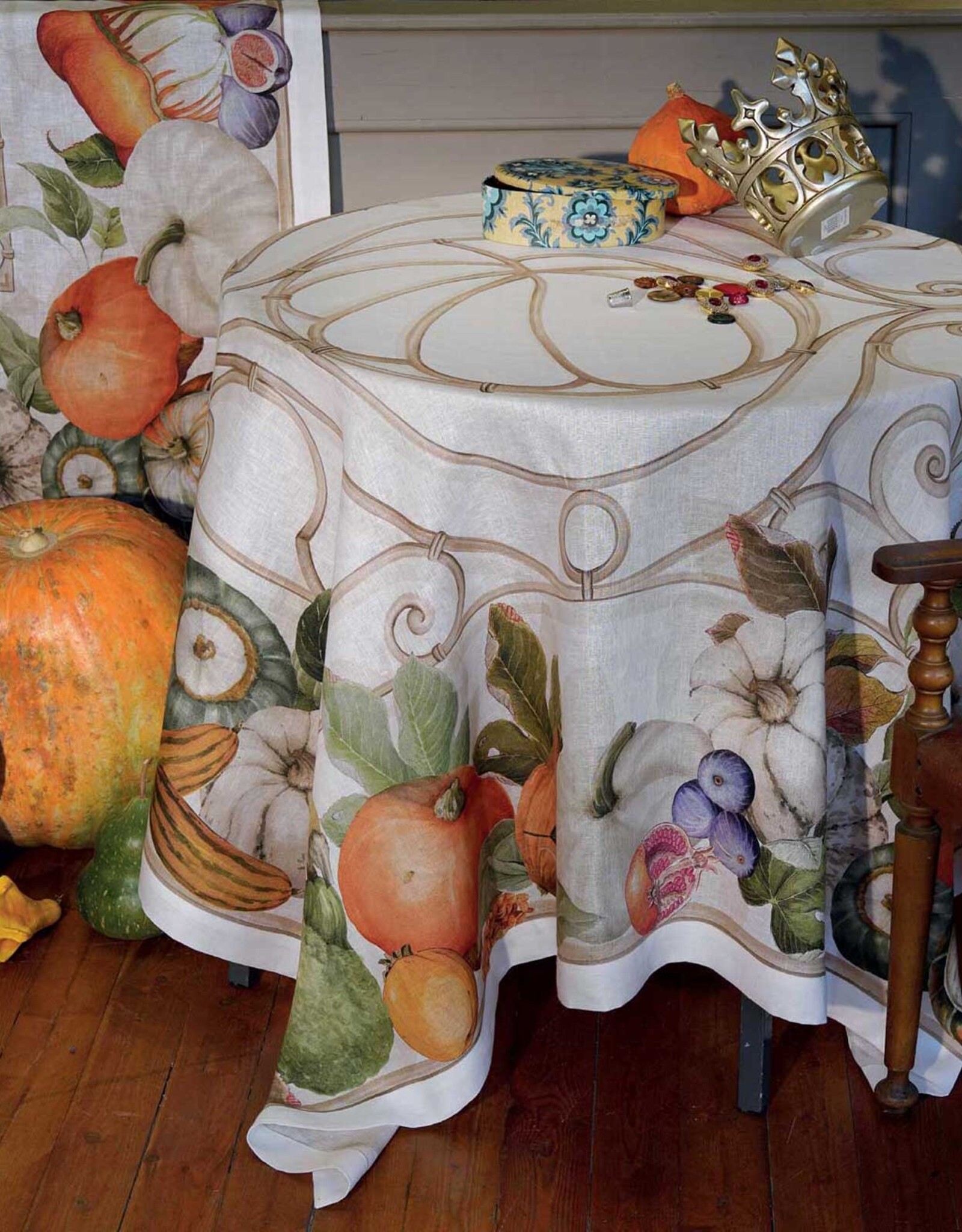 Italian Linen - Cenerentola Tablecloth 67" x 67"