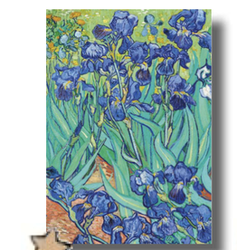 "Irises"  (Vincent van Gogh) Greeting Card 5" x 7"