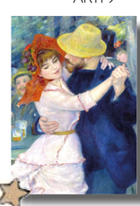 "Dance at Bougival" (Pierre-Auguste Renoir) Greeting Card 5" x 7"