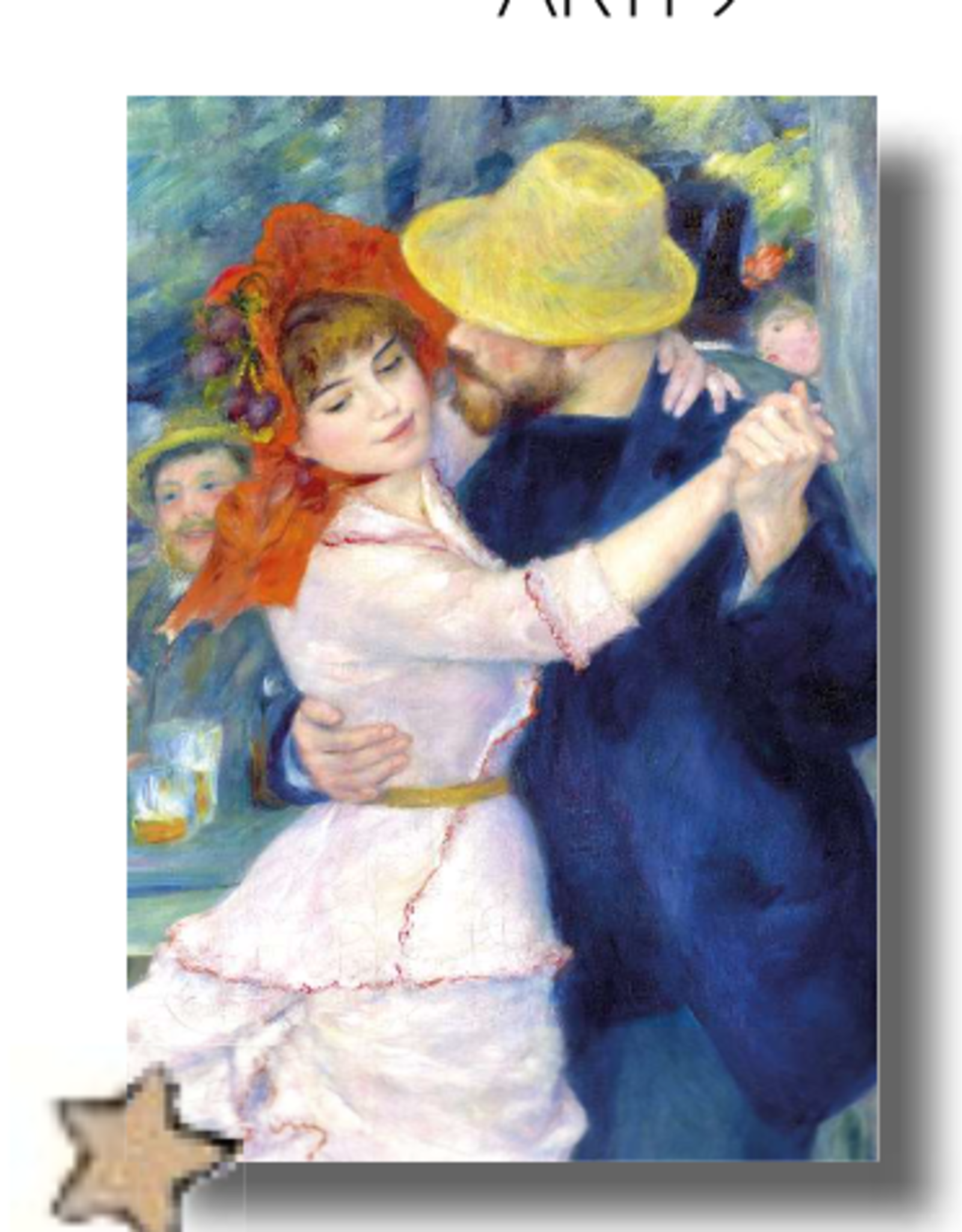 "Dance at Bougival" (Pierre-Auguste Renoir) Greeting Card 5" x 7"
