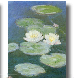 "Water Lilies, Evening Effect" (Claude Monet) Greeting Card 5" x 7"