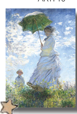 "Woman with a Parasol" (Claude Monet) Greeting Card 5" x 7"
