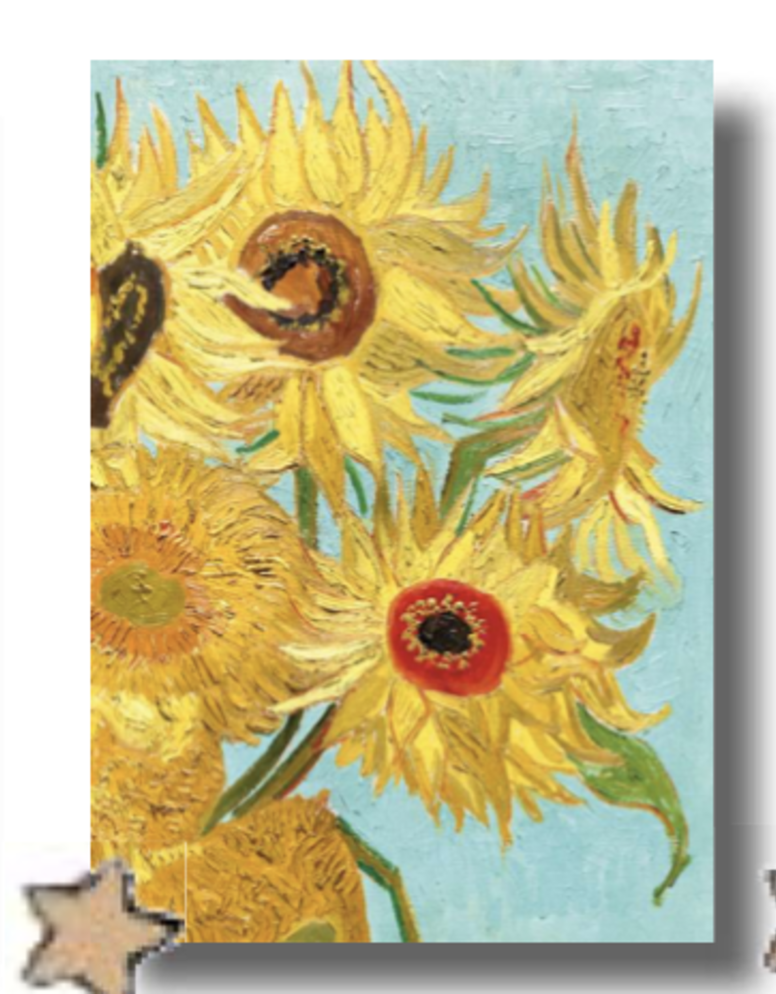 "Vase with Twelve Sunflowers" (Vincent van Gogh) Greeting Card 5" x 7"
