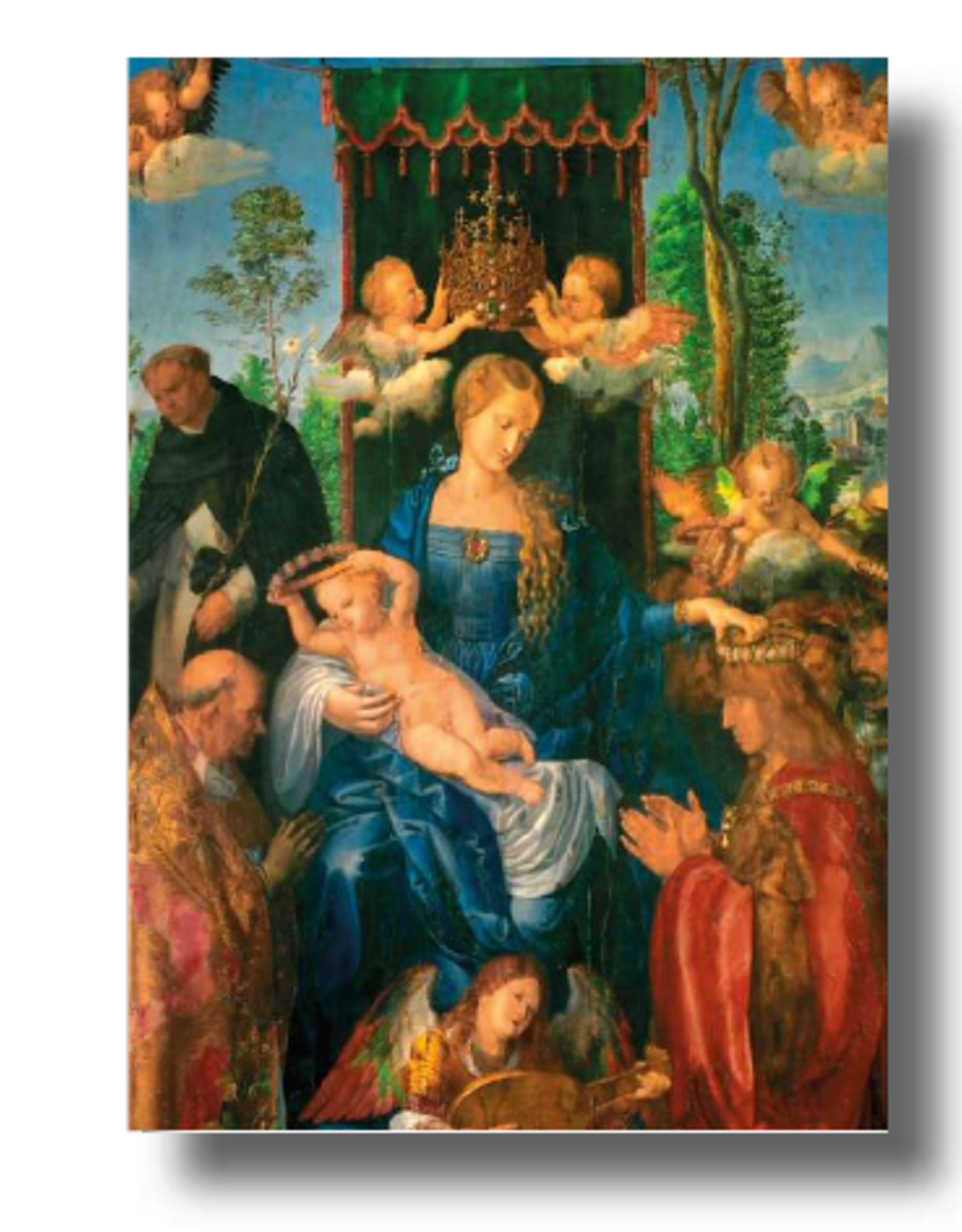 "Feast of the Rosary" (Albrecht Durer) Greeting Card 5" x 7"