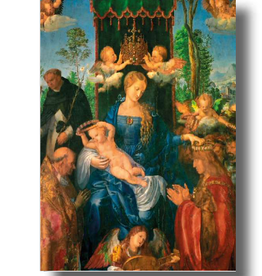 "Feast of the Rosary" (Albrecht Durer) Greeting Card 5" x 7"