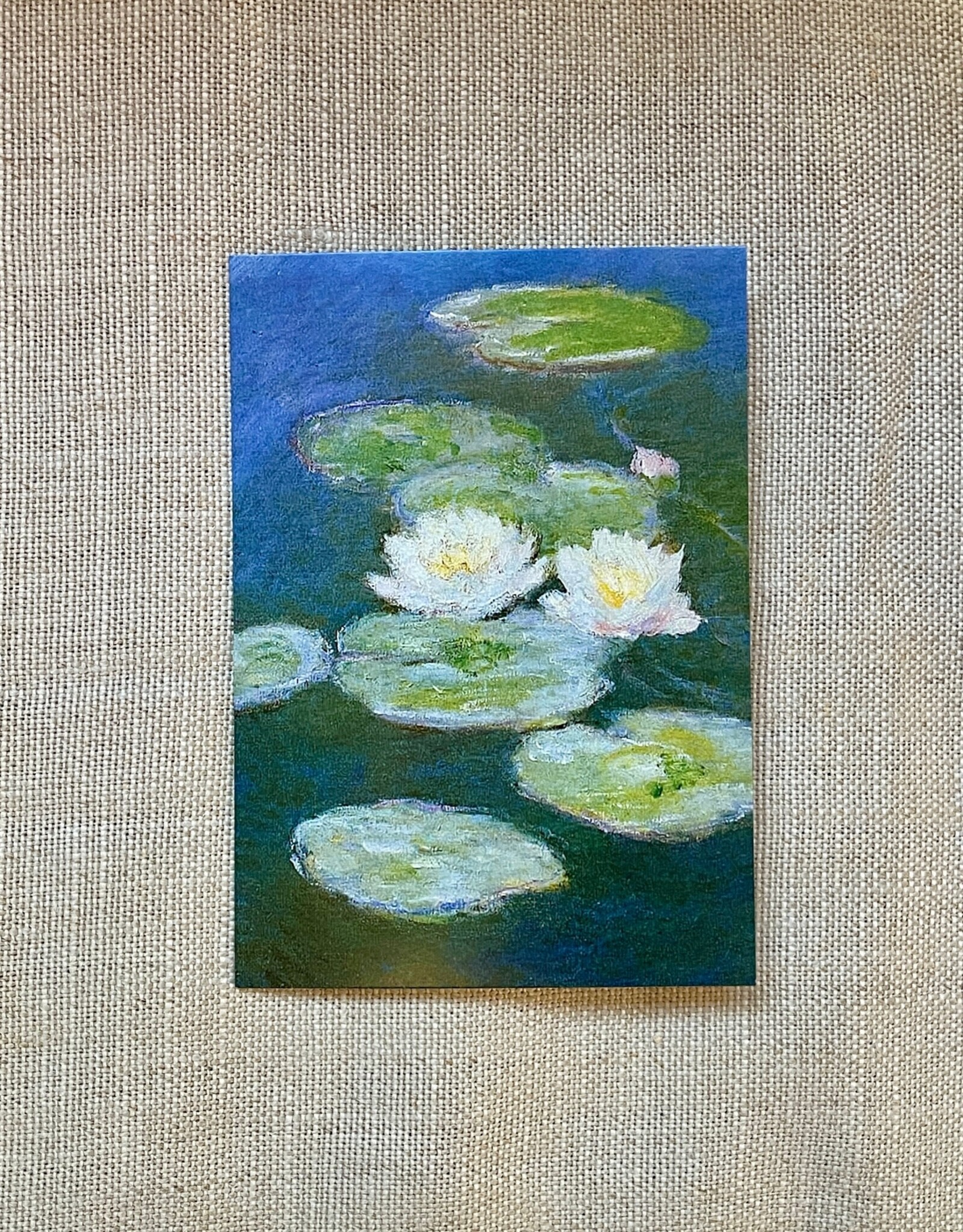 "Water Lilies, Evening Effect" (Claude Monet) Greeting Card 5" x 7"