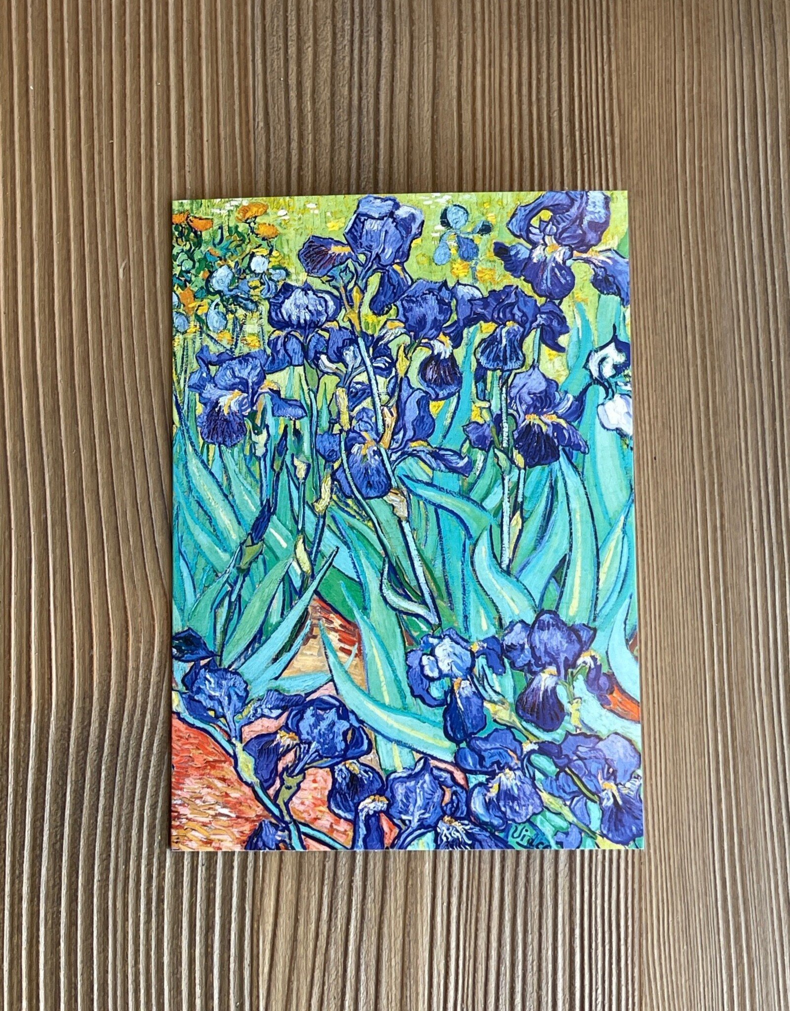 "Irises"  (Vincent van Gogh) Greeting Card 5" x 7"
