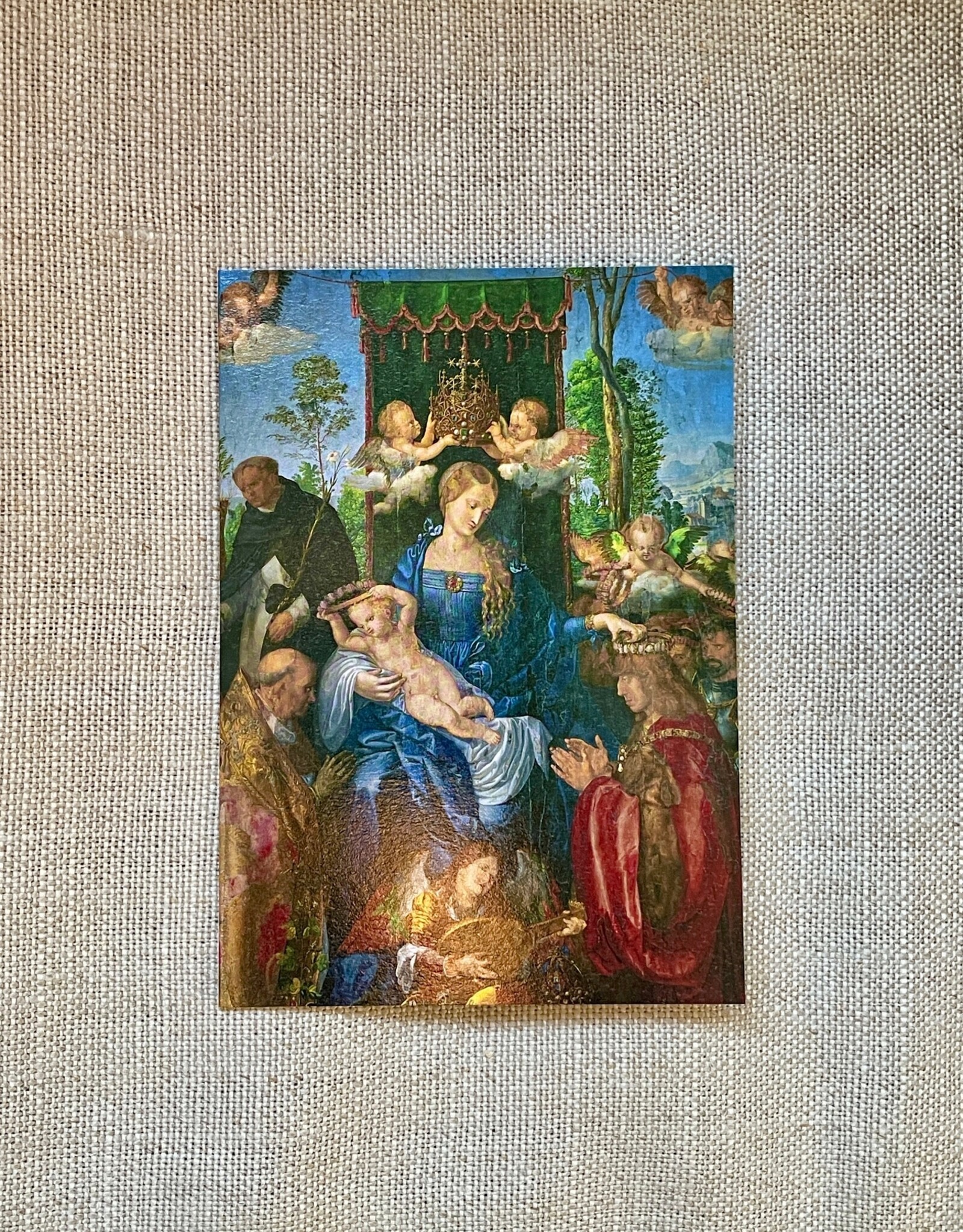 "Feast of the Rosary" (Albrecht Durer) Greeting Card 5" x 7"